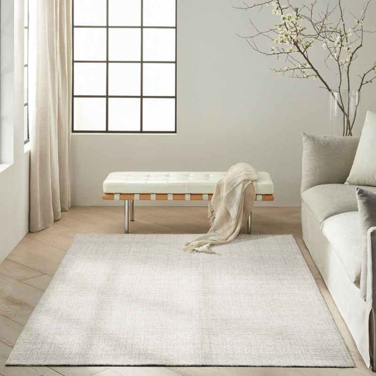 Calvin Klein Safi Rugs CK015 SFR01 in Ivory White