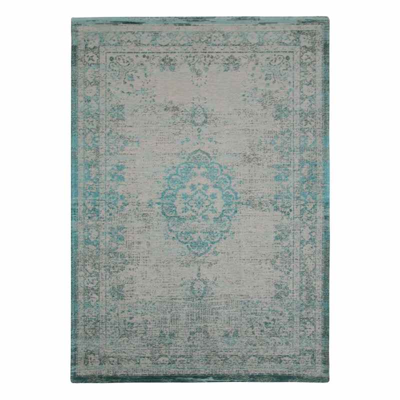 Louis De Poortere Traditional Fading World Medallion Designer Rugs 8259 Jade Oyster