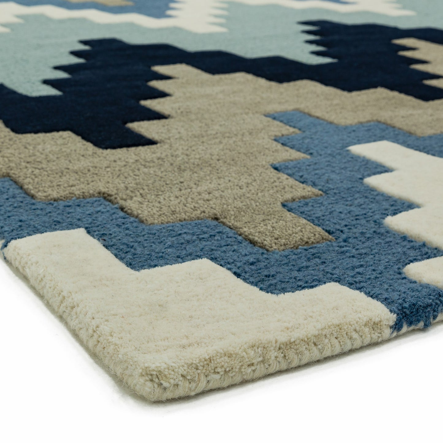 Matrix MAX70 Cuzzo Hallway Runner Rugs in Blue