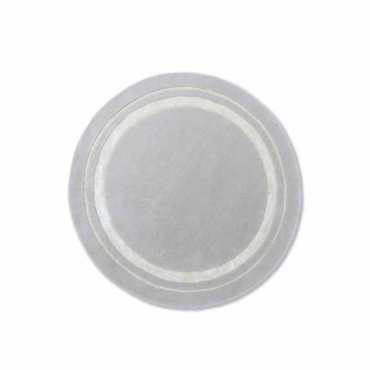 Redbrook 081804 Circle Rug by Laura Ashley in Silver Grey