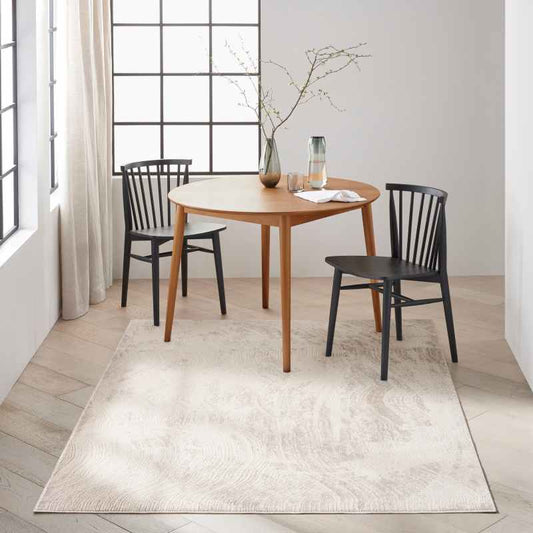 Calvin Klein IRR04 CK024 Irradiant Abstract Rug in Silver Grey
