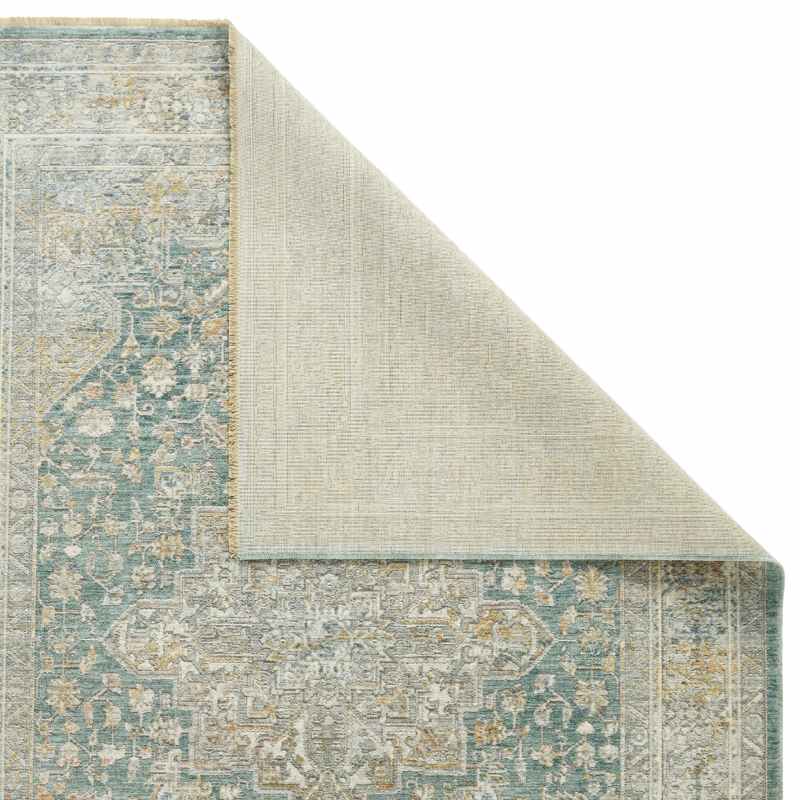 Elegant Heirlooms ELH01 Traditional Runner Rugs by Nourison in Ivory Green