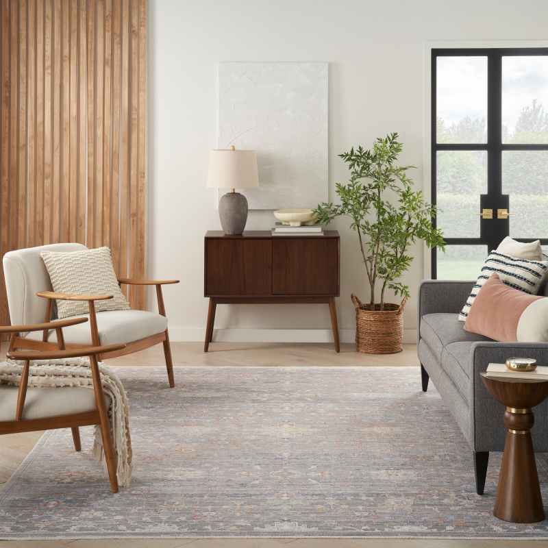 Elegant Heirlooms ELH02 Traditional Persian Rugs by Nourison in Grey