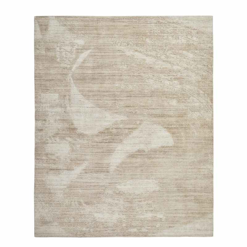 Dune DU155 Wave Wool Rugs by Concept Looms in Beige