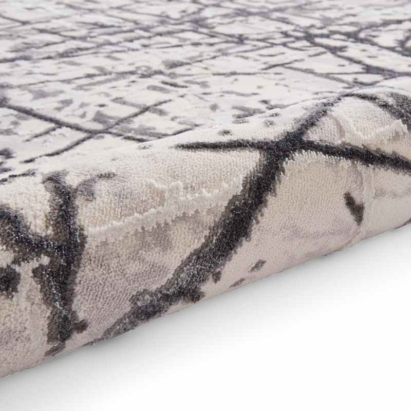 Artemis B8403A Modern Abstract Rugs in Silver Grey
