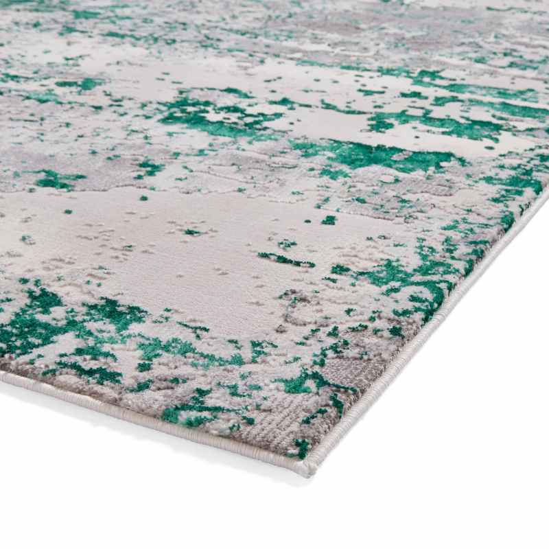 Artemis B9289A Modern Abstract Textured Rugs in Green