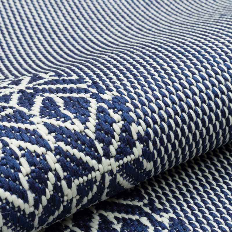 Concept Looms Terrazzo TRZ01 Indoor Outdoor Rugs in Navy Blue