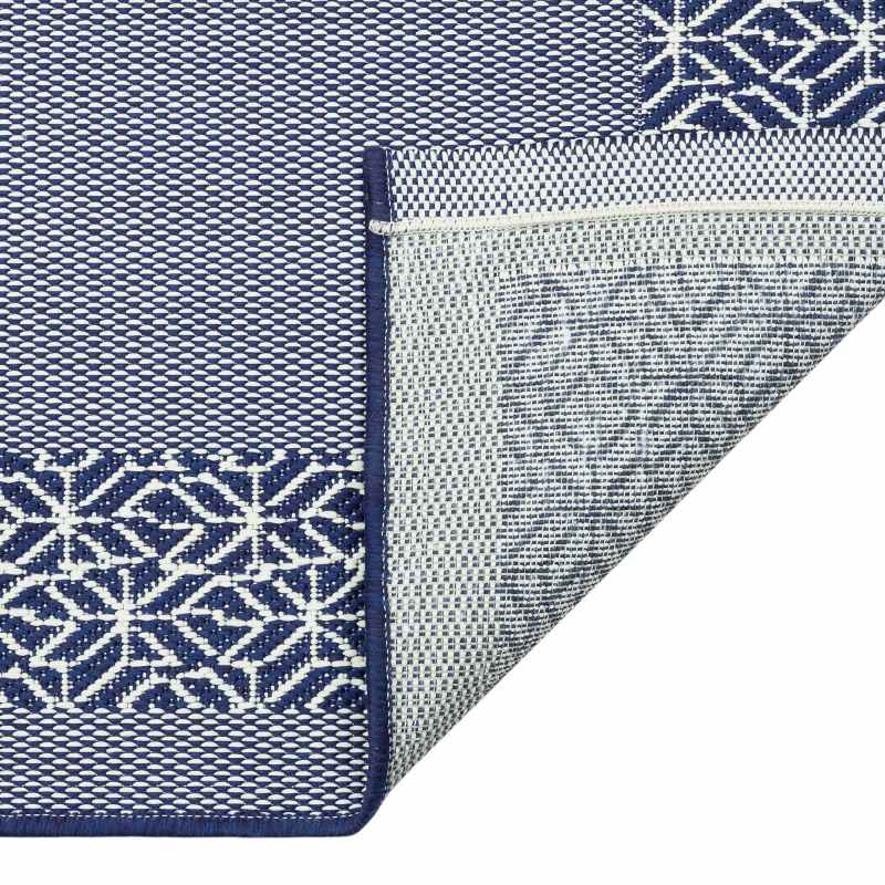 Concept Looms Terrazzo TRZ01 Indoor Outdoor Rugs in Navy Blue
