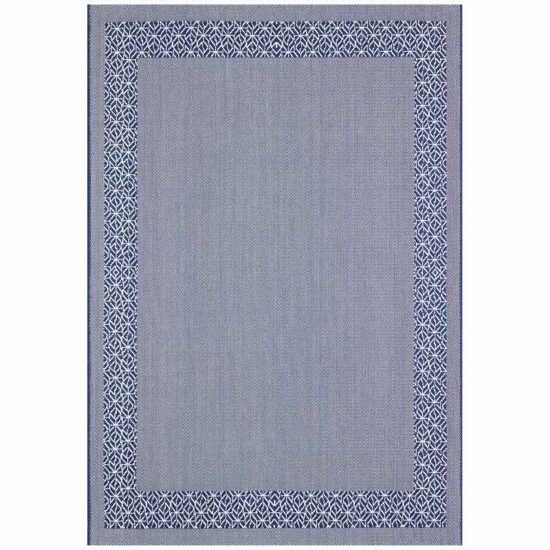 Concept Looms Terrazzo TRZ01 Indoor Outdoor Rugs in Navy Blue