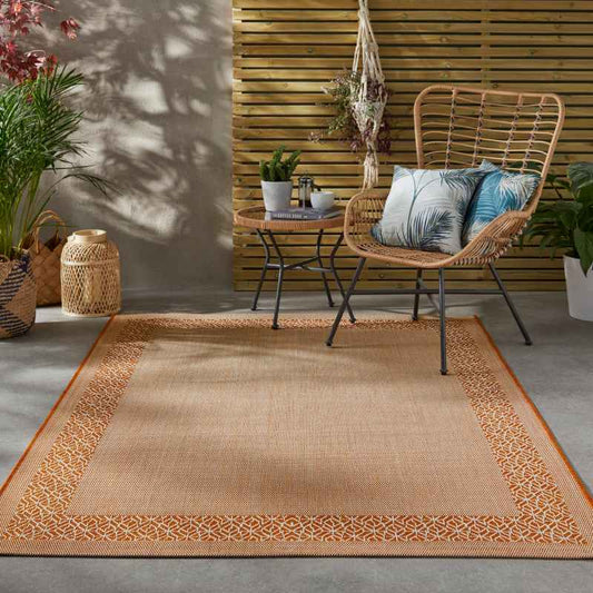Concept Looms Terrazzo TRZ01 Indoor Outdoor Rugs in Orange