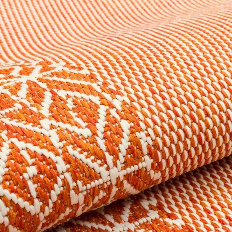 Concept Looms Terrazzo TRZ01 Indoor Outdoor Rugs in Orange