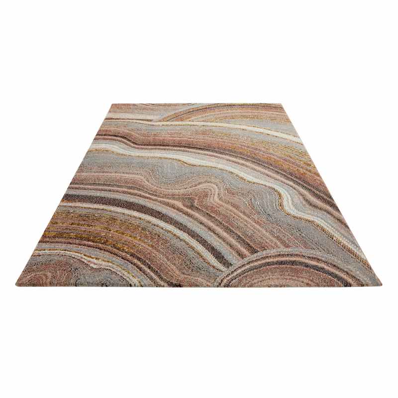 Concept Looms Amara AMA108 Marble Rugs in Blush Grey