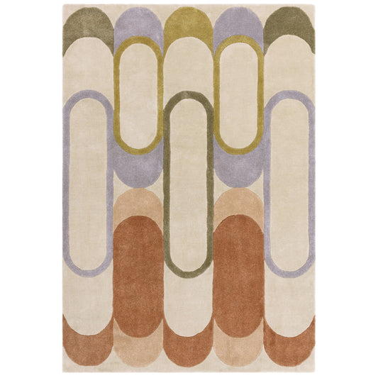 Romy Module 09 Geometric Modern Rugs in Pastel