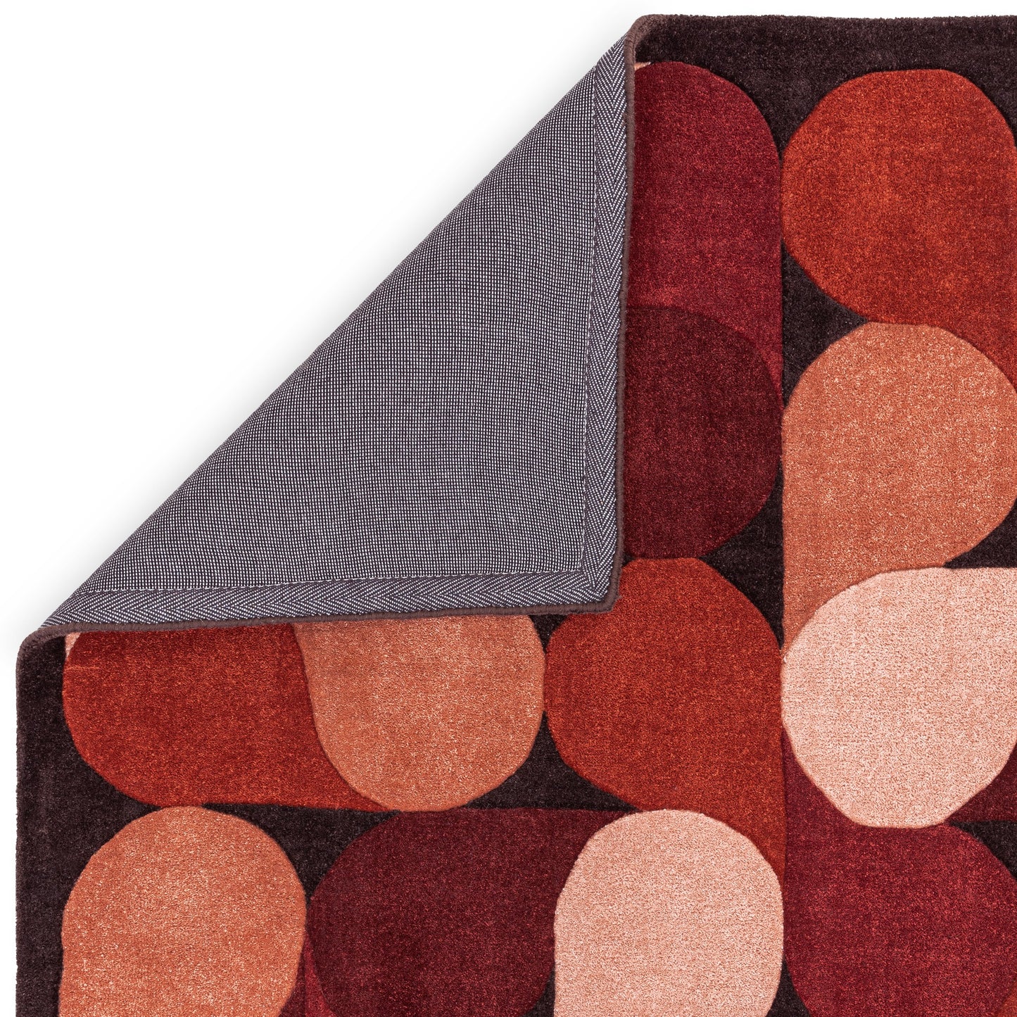 Romy Jive 14 Geometric Modern Rugs in Red