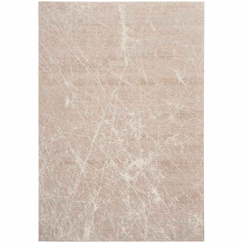 Nourison Exhale Abstract Rugs EXL02 in Moca Ivory