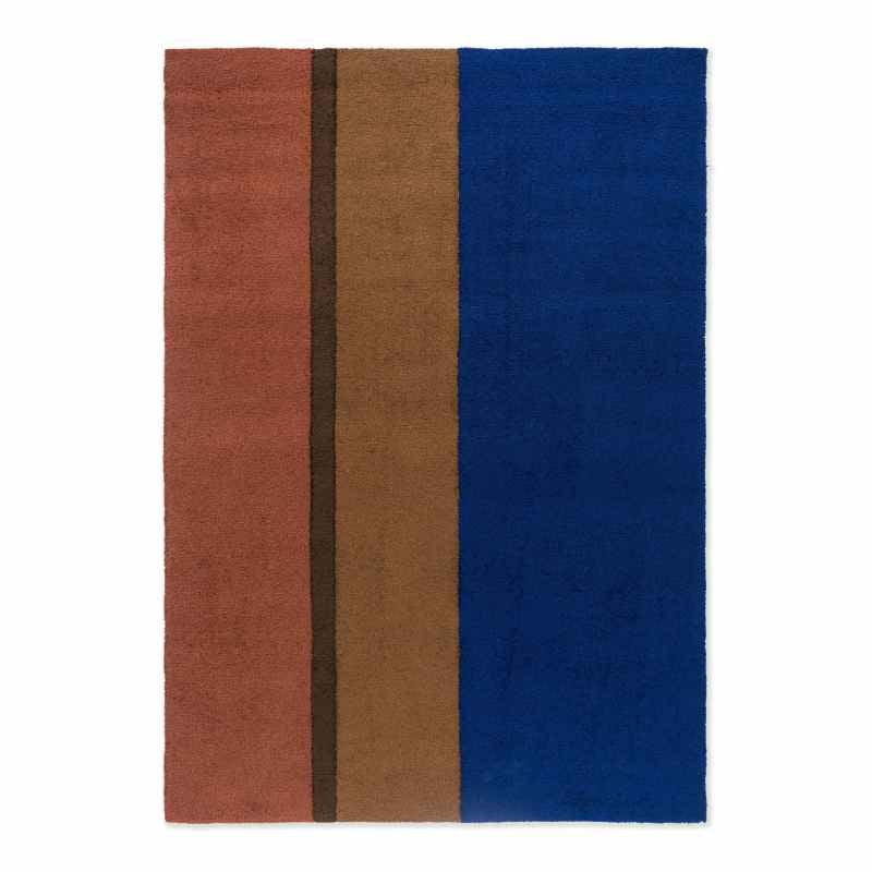 Habitat Festival Stripe Indoor Outdoor Rug 496518 by Brink & Campman in Blue
