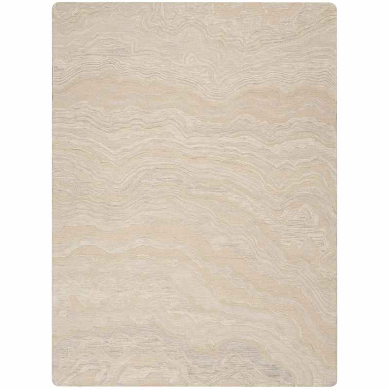 Graceful GRU01 Abstract Wool Rugs by Nourison in Beige