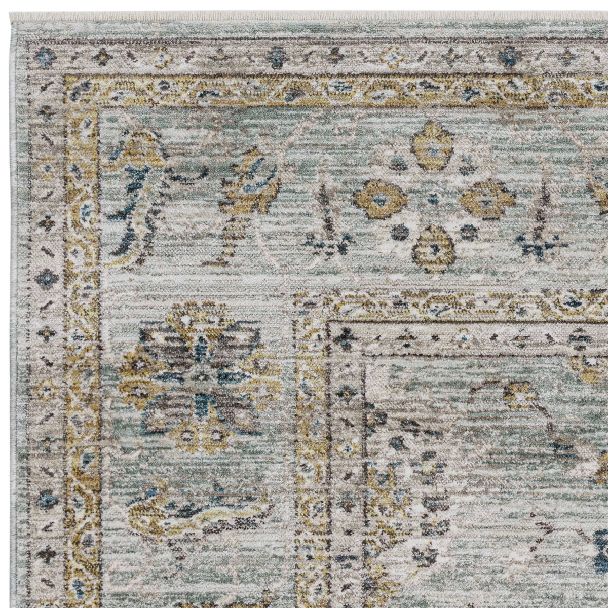 Jasper Rug Jasper JA01 Traditional Classic Heritage Rugs in Blue – The Rug Seller