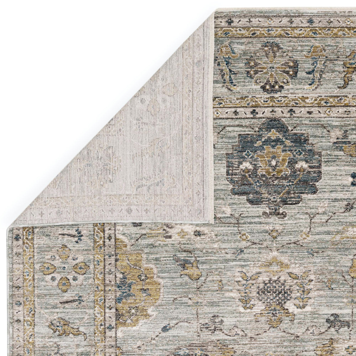 Jasper Rug Jasper JA01 Traditional Classic Heritage Rugs in Blue – The Rug Seller