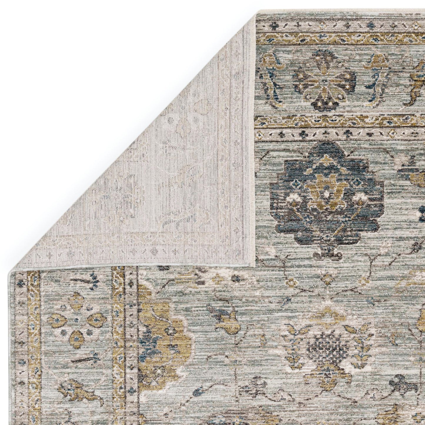 Jasper JA01 Traditional Classic Heritage Rugs in Blue