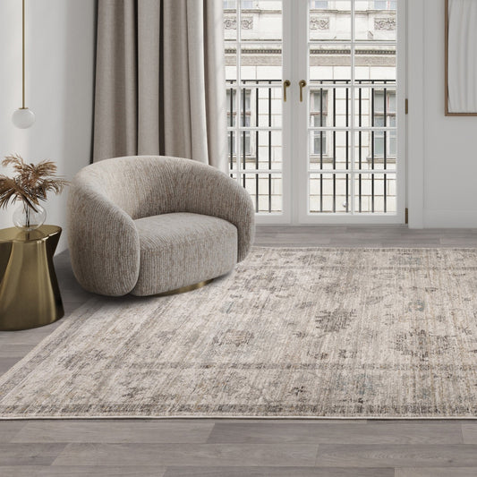 Jasper JA02 Traditional Classic Heritage Rugs in Beige Natural