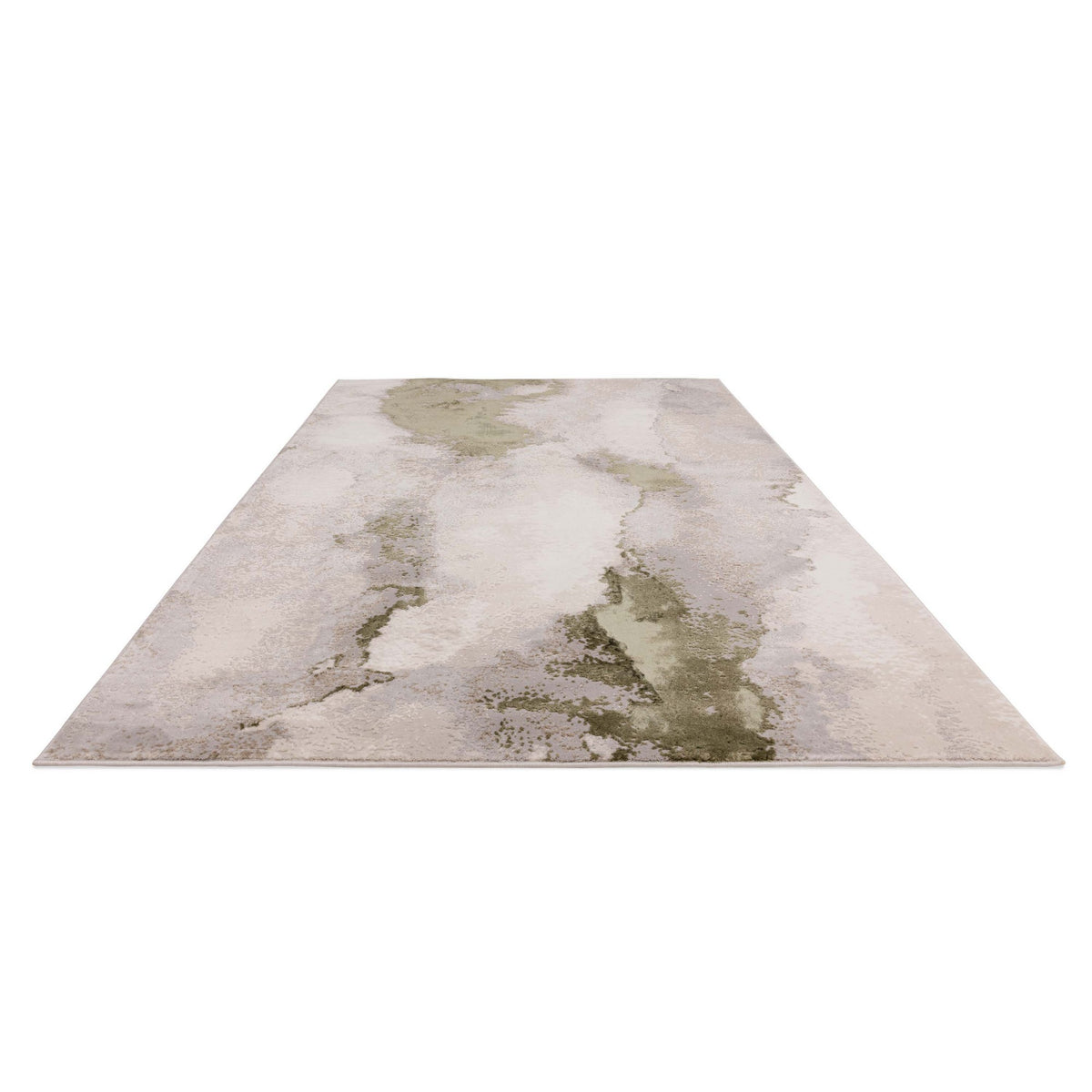 Stellar ST04 Modern Abstract High Shine Rugs in Green – The Rug Seller
