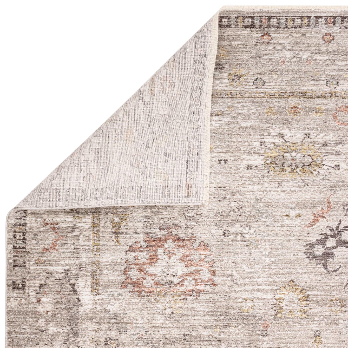 Jasper JA04 Traditional Classic Heritage Runner Rugs in Grey Silver