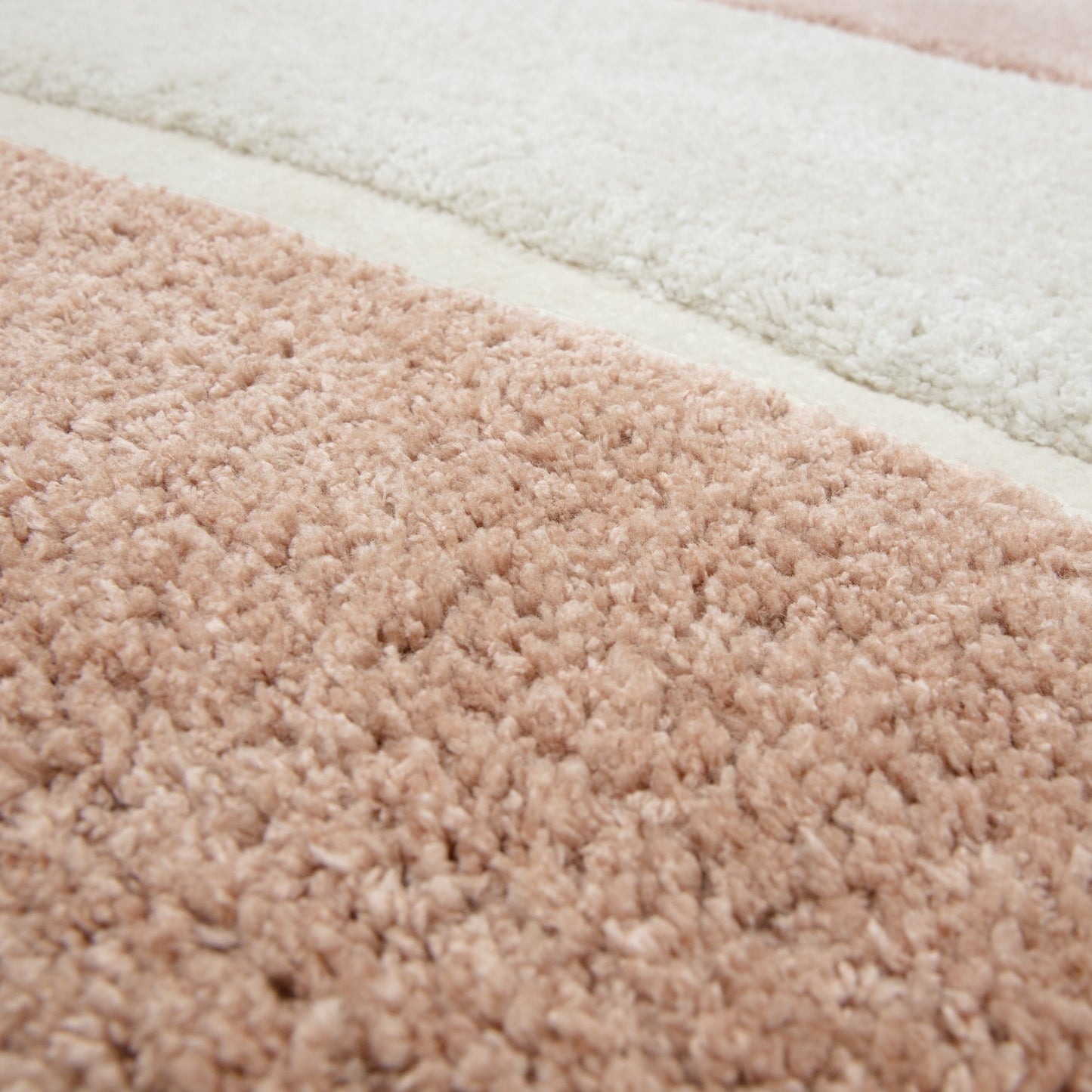 Horizon 1 Modern Geometric Textured Rugs in Clay Natural