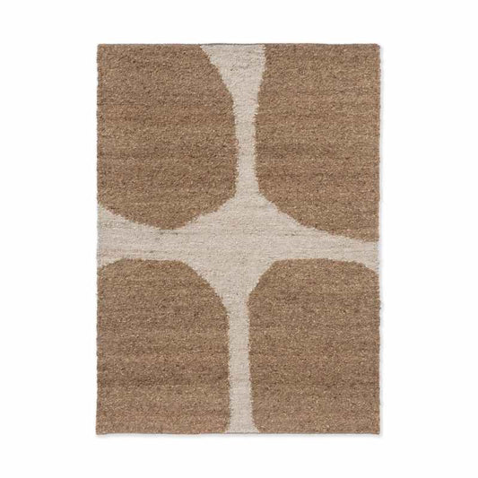 Craft Fundament Flatweave Rugs 149311 by Brink and Campman in Caramel