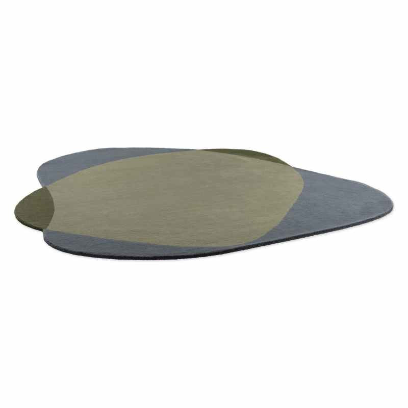 Element Chad Wool Rugs 087704 in Grey Green by Brink and Campman