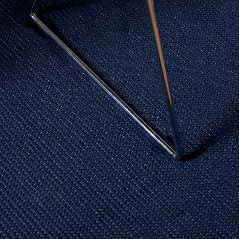 Grid Reversible Flatweave Rugs 129008 in Ink by Brink and Campman