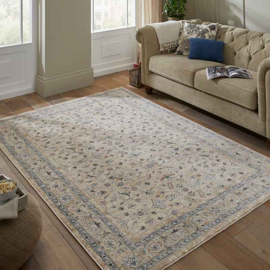 Legacy LEG06 Traditional Persian Rugs by Concept Looms in Cream White