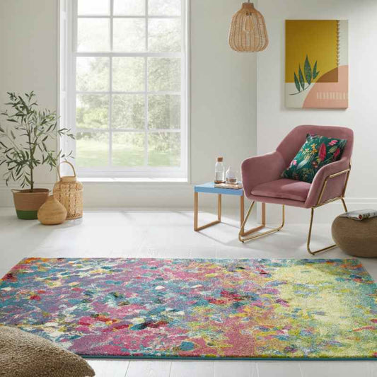 Art ART108 Abstract Modern Rugs by Concept Looms in Multi