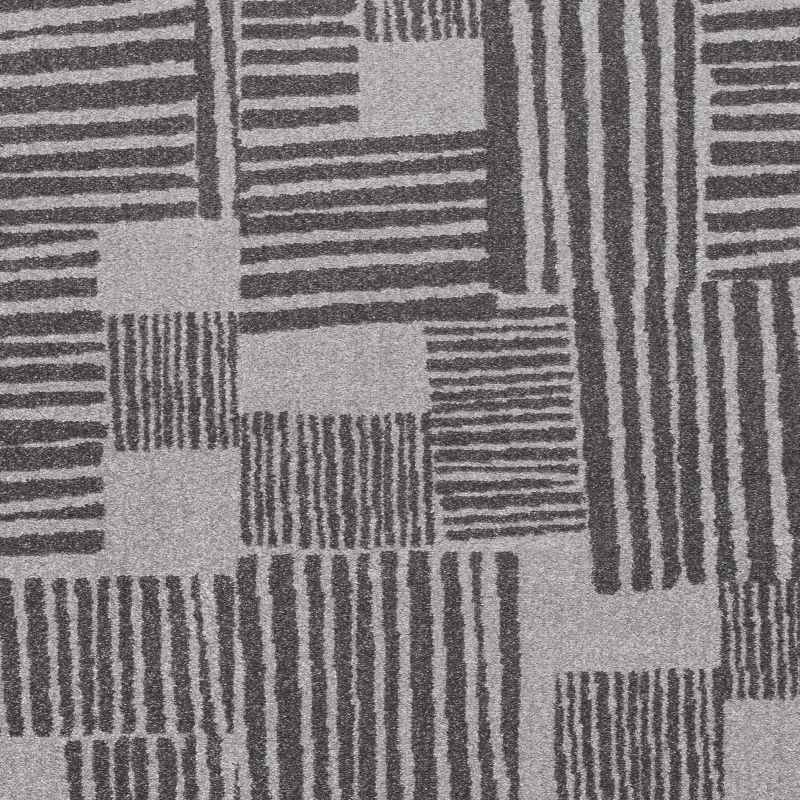 Blocks Modern Geometric Washable Rugs by Catherine Lansfield in Dark Grey