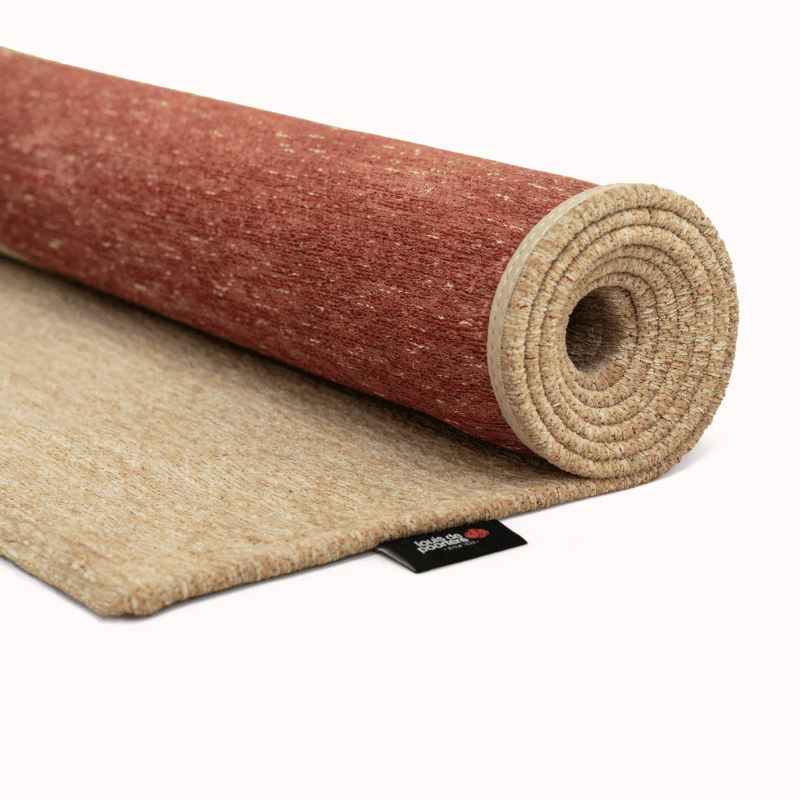 Louis De Poortere Craft Ribbon Rugs 9847 in Imperial Red
