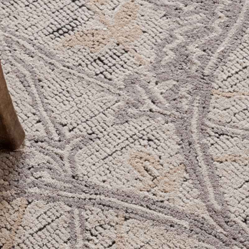 Endale Wool Rugs 079701 by Laura Ashley in Soft Truffle