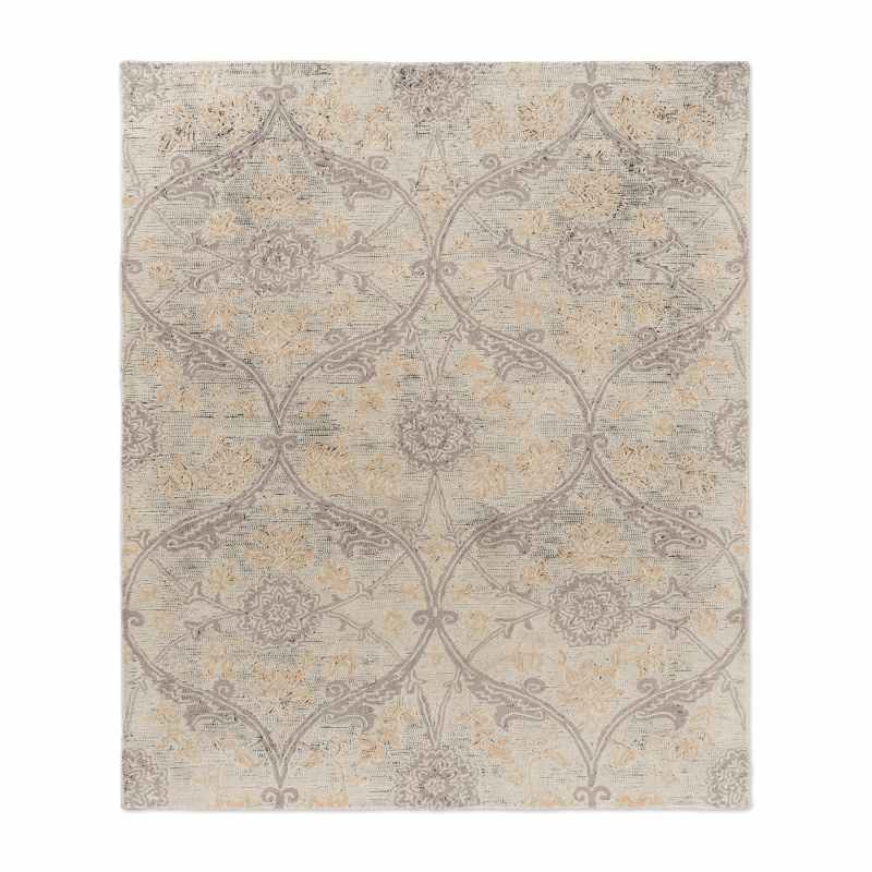 Endale Wool Rugs 079701 by Laura Ashley in Soft Truffle