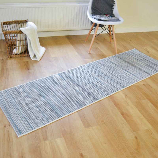 Brighton Indoor Outdoor 98122 6001 Runner Rugs in Blue Multi