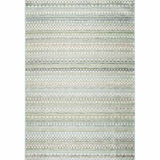 Brighton 98570 5027 Indoor Outdoor Flatweave Rugs in Aqua Blue