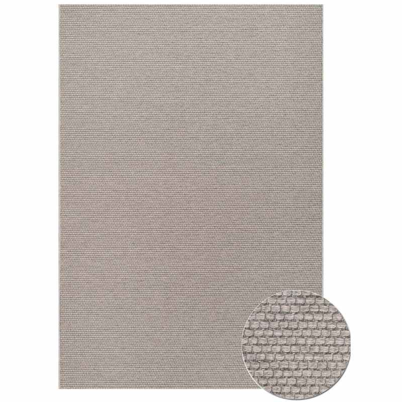High Line Flatweave Modern Wool Rugs 99215 3005 in Light Grey
