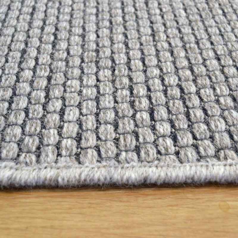 High Line Flatweave Hallway Runners 99215 3005 in Light Grey