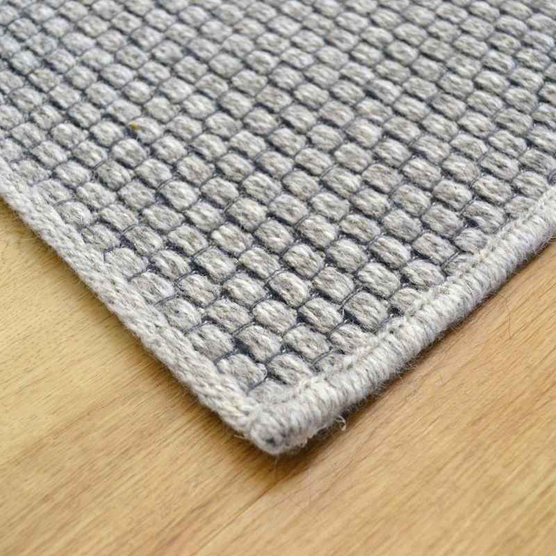 High Line Flatweave Hallway Runners 99215 3005 in Light Grey