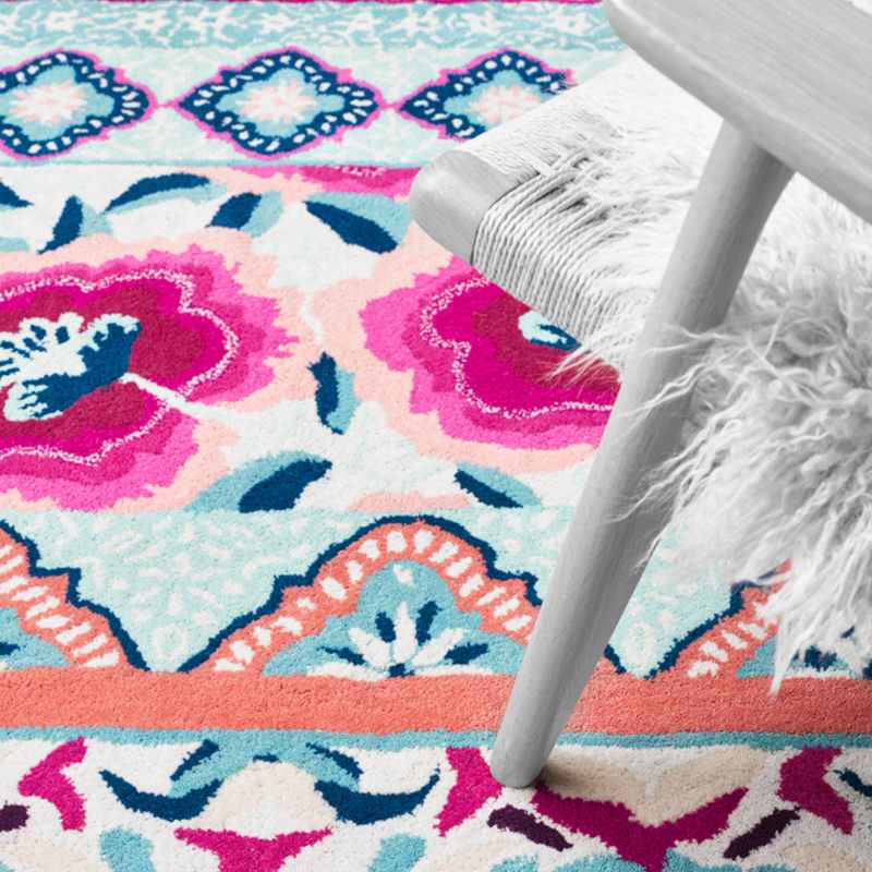 Pink Poppy rugs 005 10 by Accessorize