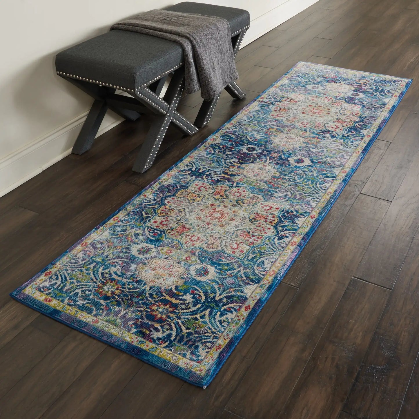 ANKARA GLOBAL ANR3 Blue Rug RS