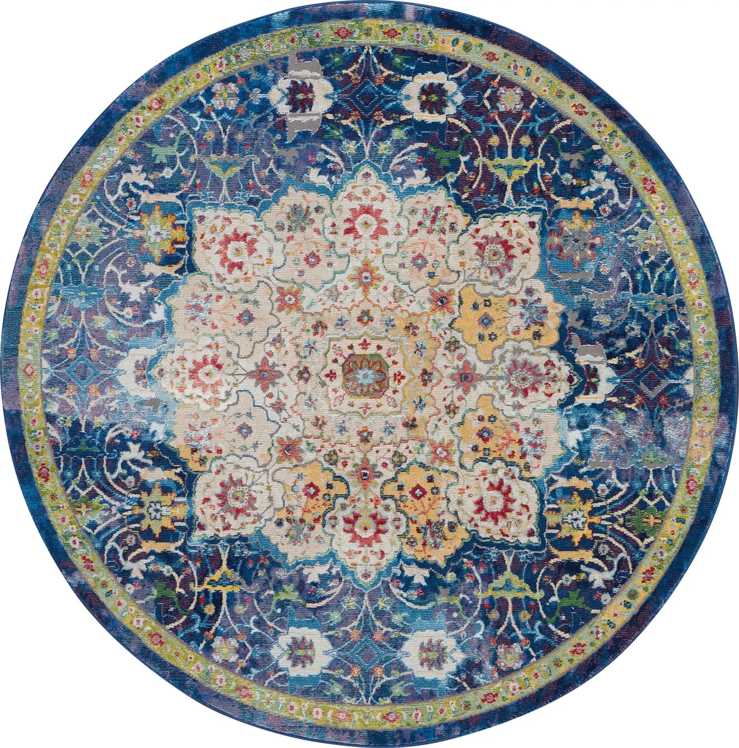 ANKARA GLOBAL ANR3 Blue Rug RS