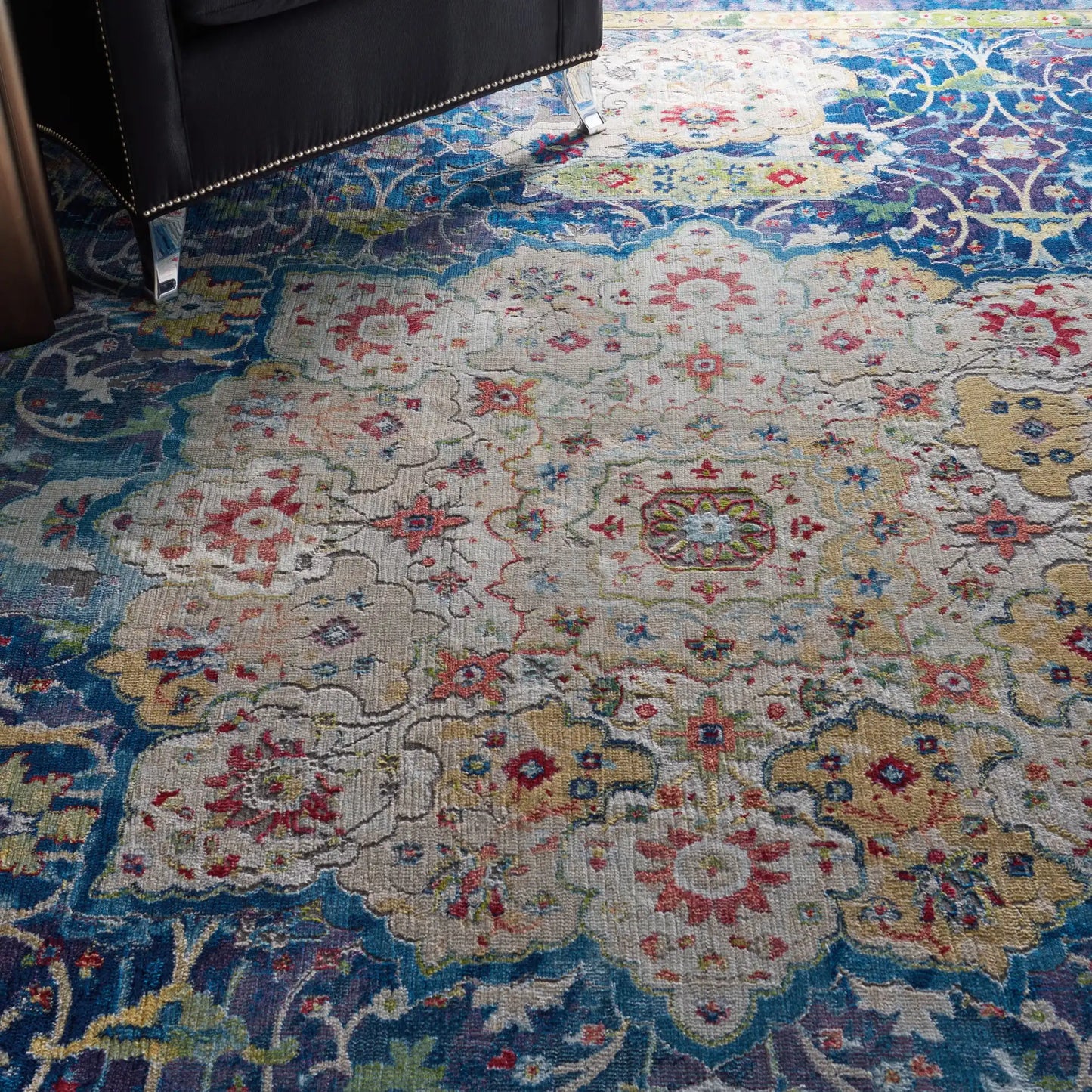 ANKARA GLOBAL ANR3 Blue Rug RS