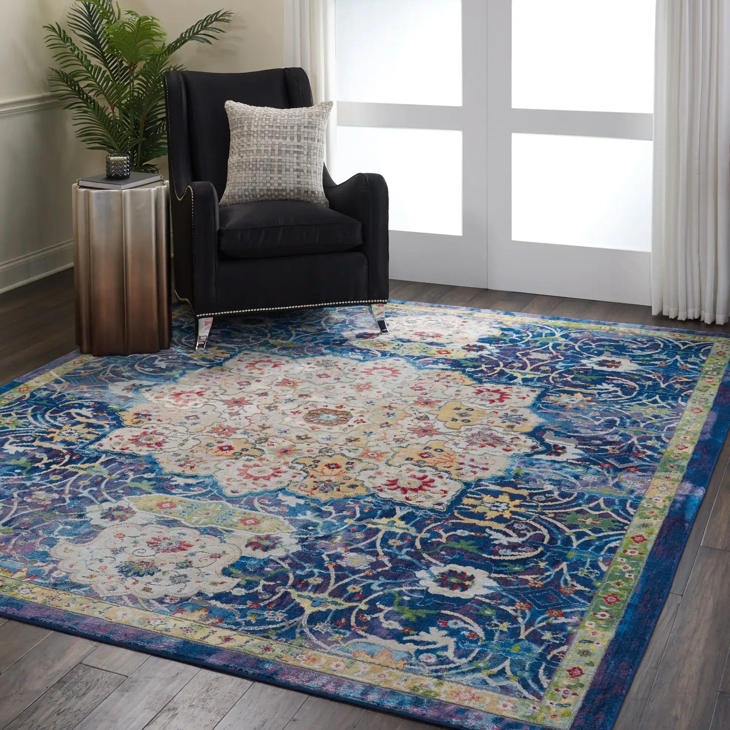 ANKARA GLOBAL ANR3 Blue Rug RS