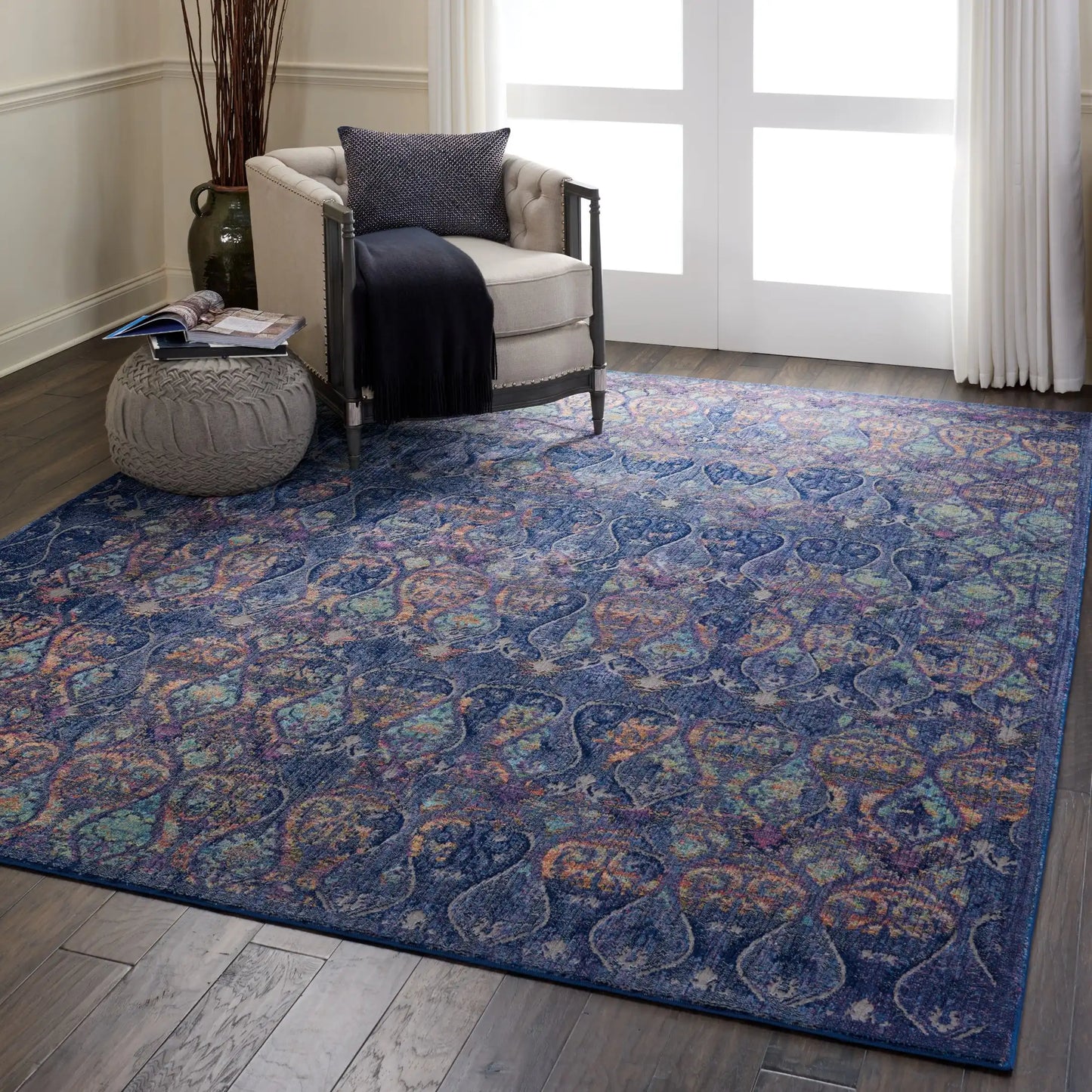 ANKARA GLOBAL ANR08 Navy Multi Rug RS