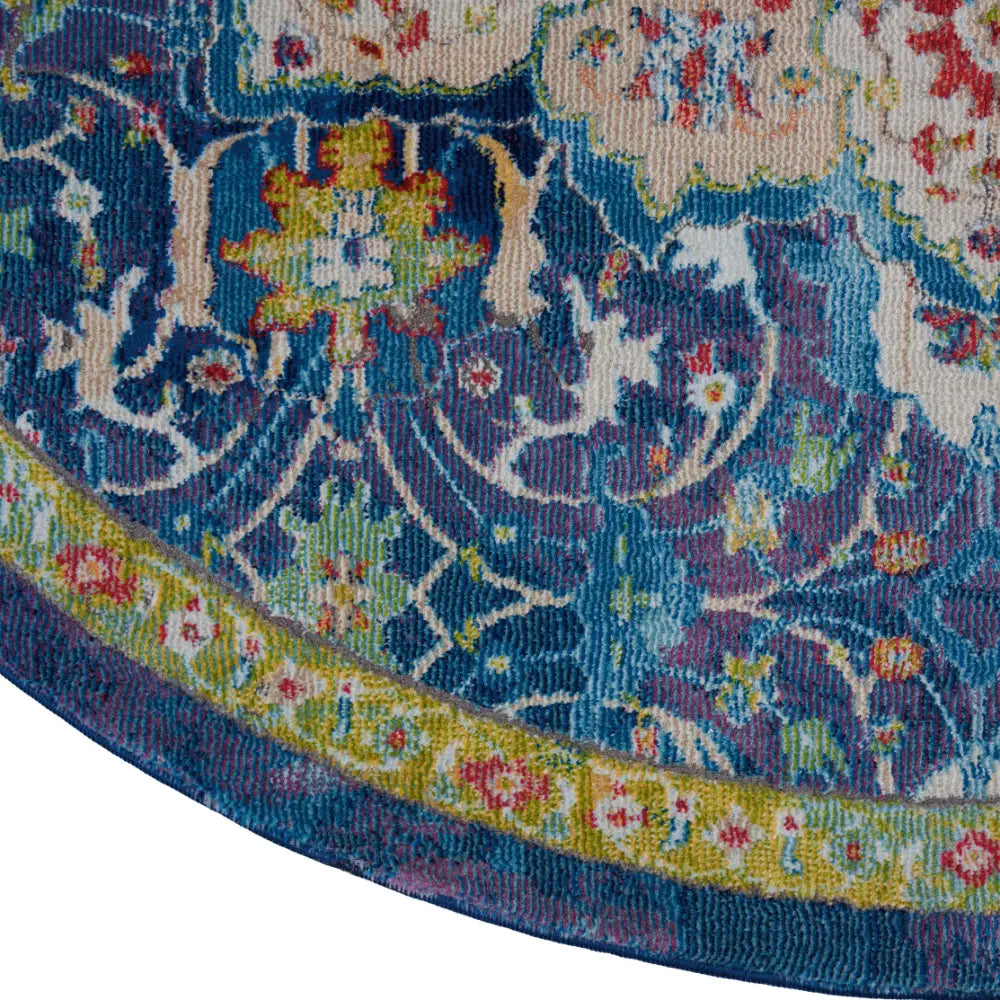 ANKARA GLOBAL ANR3 Blue Rug RS