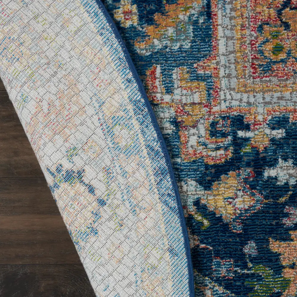 ANKARA GLOBAL ANR11 Blue Multi Rug RS